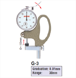 Thước đo độ dày Peacock G-3 (0-30mm)